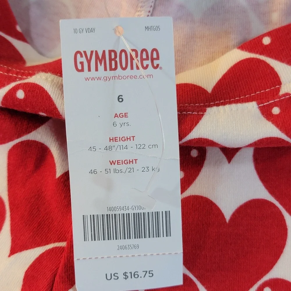 NWT Gymboree 2010 Valentines Day ❤️ Heart Knit Pants - Little Girls Size 6